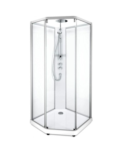 Душевая кабина 90х90х215 см IDO Showerama 10-5 Comfort 558.202.302 прозрачное