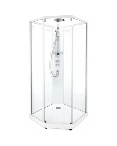 Душевая кабина 90х90х215 см IDO Showerama 10-5 Comfort 558.201.301 прозрачное