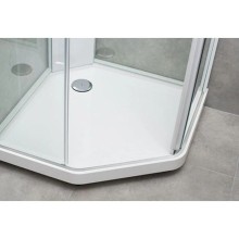 Душевая кабина 90х90х215 см IDO Showerama 10-5 Comfort 558.201.301 прозрачное