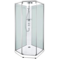 Душевая кабина 90х90х215 см IDO Showerama 10-5 Comfort 558.202.304 прозрачное