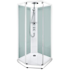 Душевая кабина 90х90х215 см IDO Showerama 10-5 Comfort 558.201.303 прозрачное