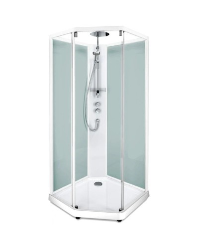 Душевая кабина 90х90х215 см IDO Showerama 10-5 Comfort 558.201.303 прозрачное
