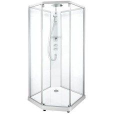 Душевая кабина 100х100х215 см IDO Showerama 10-5 Comfort 558.208.314 прозрачное