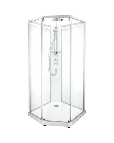 Душевая кабина 100х100х215 см IDO Showerama 10-5 Comfort 558.208.314 прозрачное