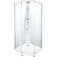 Душевая кабина 100х100х215 см IDO Showerama 10-5 Comfort 558.207.315 прозрачное