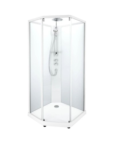 Душевая кабина 100х100х215 см IDO Showerama 10-5 Comfort 558.207.315 прозрачное