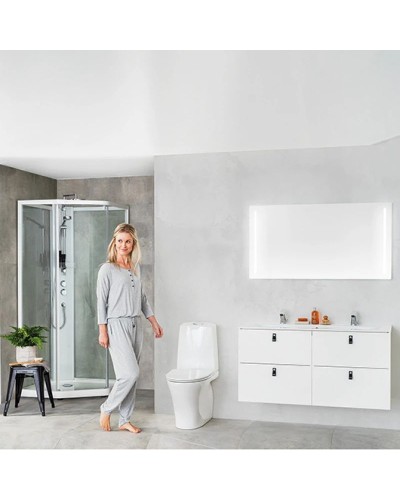 Душевая кабина 100х100х215 см IDO Showerama 10-5 Comfort 558.207.315 прозрачное
