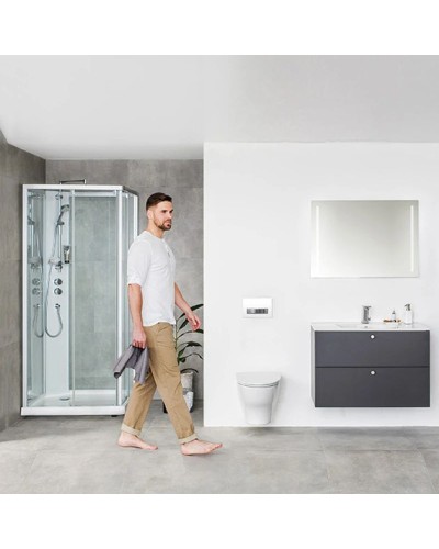 Душевая кабина 90х90х215 см IDO Showerama 10-5 Comfort 558.209.303 прозрачное