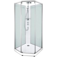 Душевая кабина 100х100х215 см IDO Showerama 10-5 Comfort 558.208.316 прозрачное