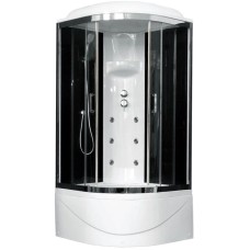Душевая кабина 100х100х217 см Royal Bath RB100BK3-BT-CH прозрачное