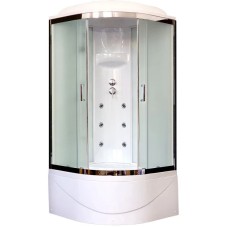 Душевая кабина 100х100х217 см Royal Bath RB100BK3-WC-CH матовое