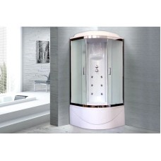 Душевая кабина 100х100х217 см Royal Bath RB100BK3-WC-CH матовое