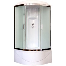 Душевая кабина 100х100х217 см Royal Bath RB100BK6-WC-CH матовое
