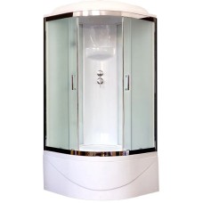 Душевая кабина 100х100х217 см Royal Bath RB100BK6-WC-CH матовое