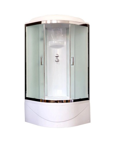 Душевая кабина 100х100х217 см Royal Bath RB100BK6-WC-CH матовое