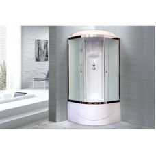 Душевая кабина 100х100х217 см Royal Bath RB100BK6-WC-CH матовое