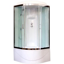 Душевая кабина 100х100х217 см Royal Bath RB100BK6-WT-CH прозрачное