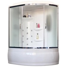 Душевая кабина 140х95х225 см Royal Bath RB140ALP-C-CH-L матовое