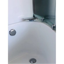 Душевая кабина 140х95х225 см Royal Bath RB140ALP-C-CH-L матовое