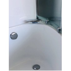 Душевая кабина 140х95х225 см Royal Bath RB140ALP-C-CH-L матовое