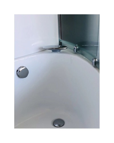 Душевая кабина 140х95х225 см Royal Bath RB140ALP-C-CH-L матовое