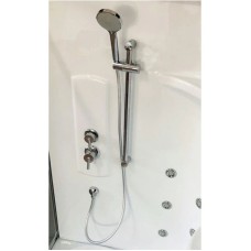 Душевая кабина 140х95х225 см Royal Bath RB140ALP-C-CH-L матовое