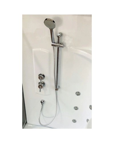 Душевая кабина 140х95х225 см Royal Bath RB140ALP-C-CH-L матовое