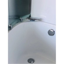 Душевая кабина 140х95х225 см Royal Bath RB140ALP-C-CH-R матовое