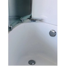 Душевая кабина 140х95х225 см Royal Bath RB140ALP-C-CH-R матовое