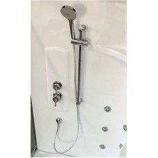 Душевая кабина 140х95х225 см Royal Bath RB140ALP-C-CH-R матовое