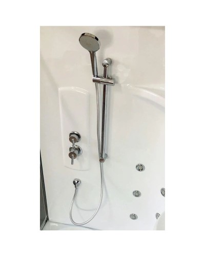 Душевая кабина 140х95х225 см Royal Bath RB140ALP-C-CH-R матовое