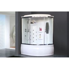 Душевая кабина 140х95х225 см Royal Bath RB140ALP-T-CH-L прозрачное
