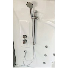 Душевая кабина 140х95х225 см Royal Bath RB140ALP-T-CH-R прозрачное