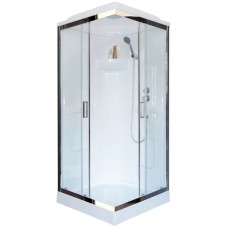 Душевая кабина 80х80х217 см Royal Bath RB80HP1-T-CH прозрачное