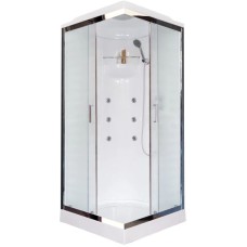 Душевая кабина 80х80х217 см Royal Bath RB80HP2-M-CH матовое