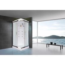 Душевая кабина 80х80х217 см Royal Bath RB80HP2-M-CH матовое