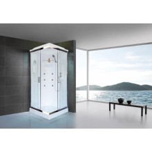 Душевая кабина 80х80х217 см Royal Bath RB80HP2-T-CH прозрачное