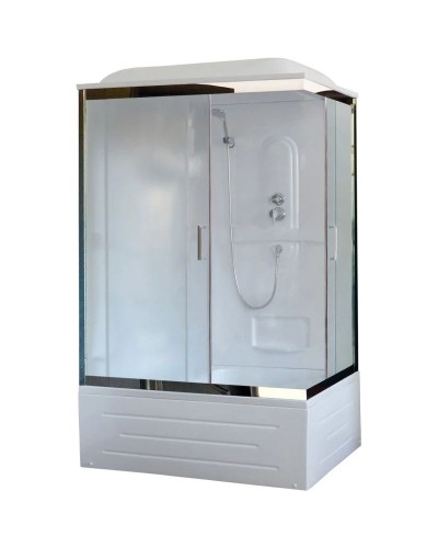 Душевая кабина 100х80х217 см Royal Bath RB8100BP1-M-CH-L матовое