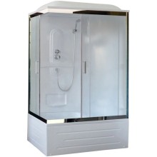 Душевая кабина 100х80х217 см Royal Bath RB8100BP1-M-CH-R матовое