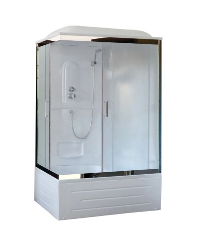 Душевая кабина 100х80х217 см Royal Bath RB8100BP1-M-CH-R матовое