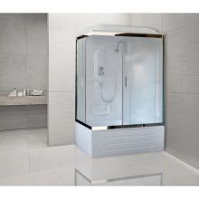 Душевая кабина 100х80х217 см Royal Bath RB8100BP1-M-CH-R матовое