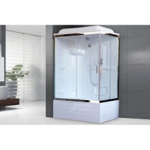 Душевая кабина 100х80х217 см Royal Bath RB8100BP1-T-CH-L прозрачное