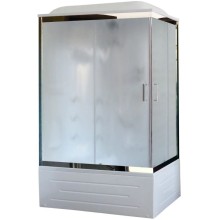 Душевая кабина 100х80х217 см Royal Bath RB8100BP2-M-CH-L матовое