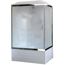 Душевая кабина 100х80х217 см Royal Bath RB8100BP2-M-CH-L матовое