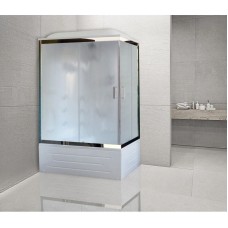Душевая кабина 100х80х217 см Royal Bath RB8100BP2-M-CH-L матовое