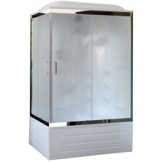 Душевая кабина 100х80х217 см Royal Bath RB8100BP2-M-CH-R матовое