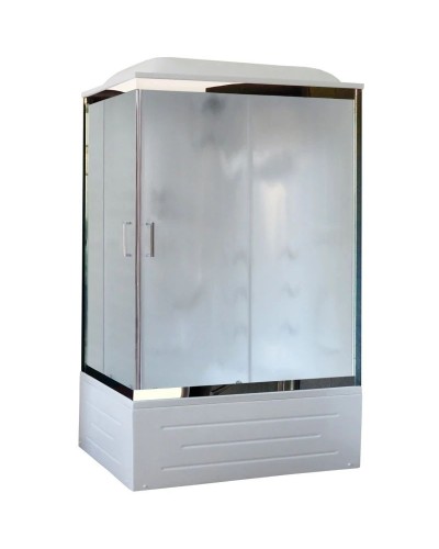 Душевая кабина 100х80х217 см Royal Bath RB8100BP2-M-CH-R матовое