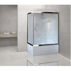 Душевая кабина 100х80х217 см Royal Bath RB8100BP2-M-CH-R матовое