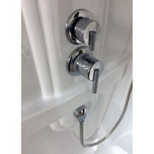 Душевая кабина 100х80х217 см Royal Bath RB8100BP2-M-CH-R матовое