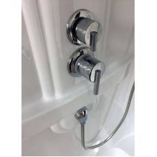 Душевая кабина 100х80х217 см Royal Bath RB8100BP2-M-CH-R матовое